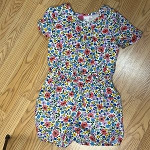 Biden flower romper size 5-6